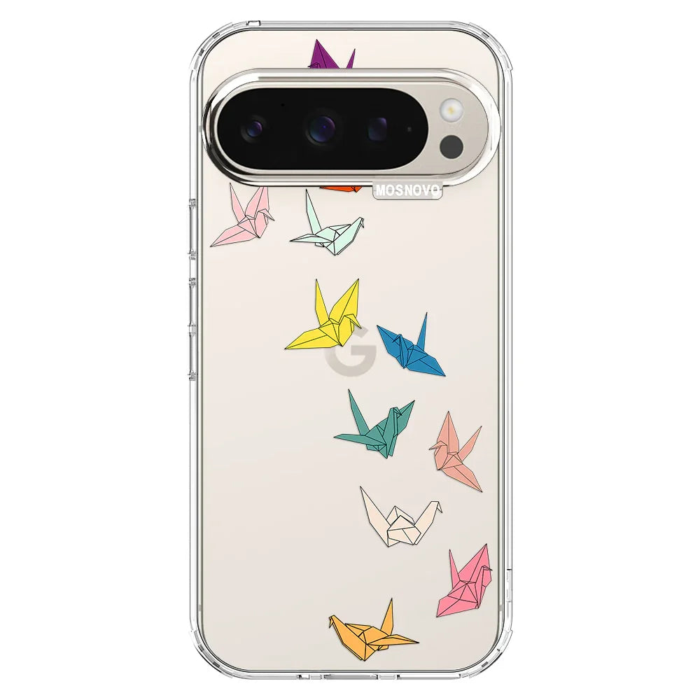 Paper Crane Phone Case - Google Pixel 9 Pro Case Clear