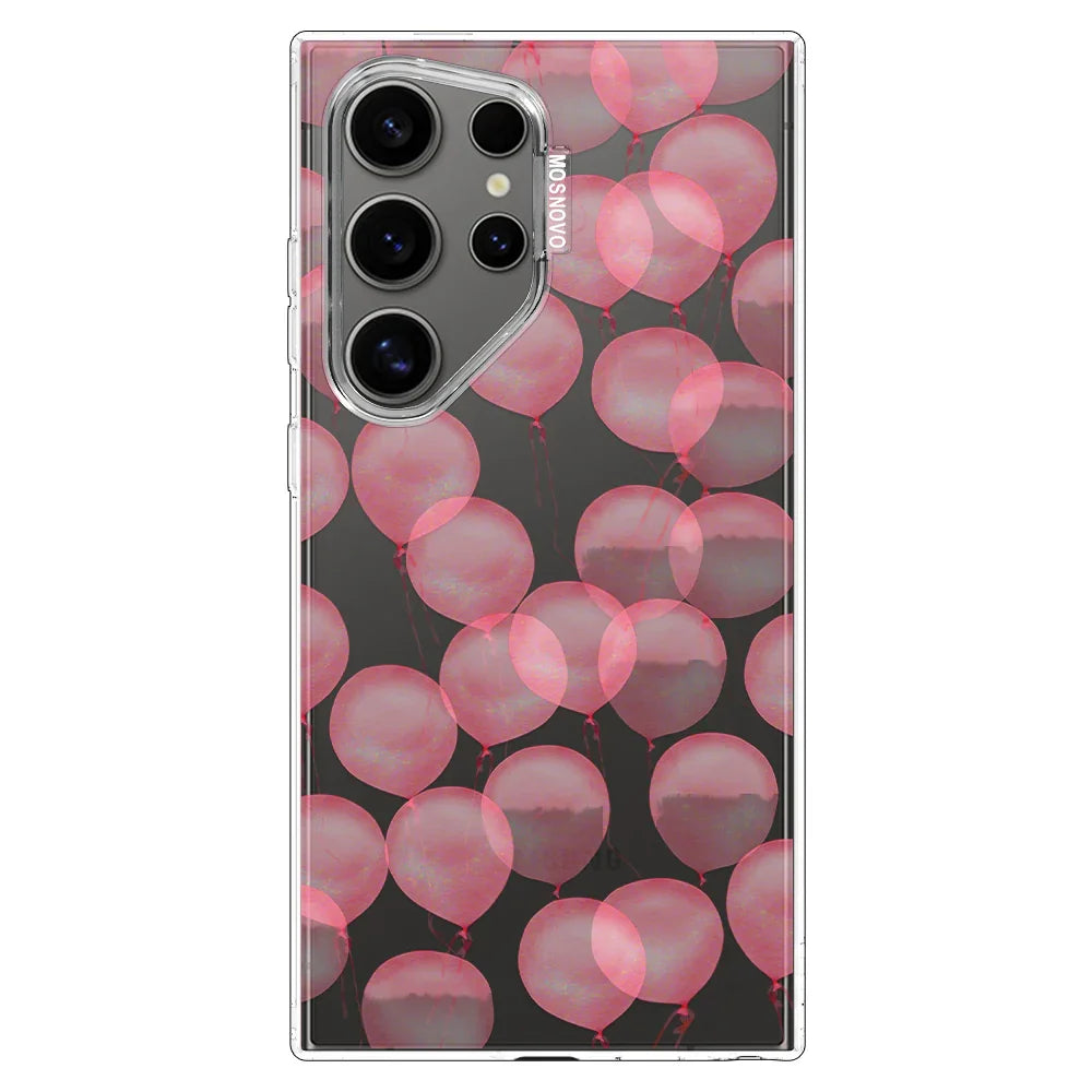 Pink Ballons Phone Case - Samsung Galaxy S24 Ultra Case