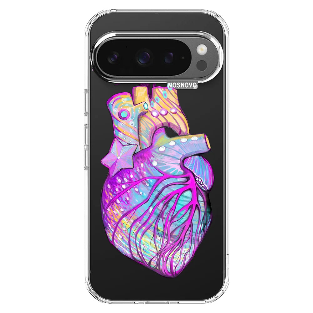 Art of Heart Phone Case - Google Pixel 9 Pro Case Clear