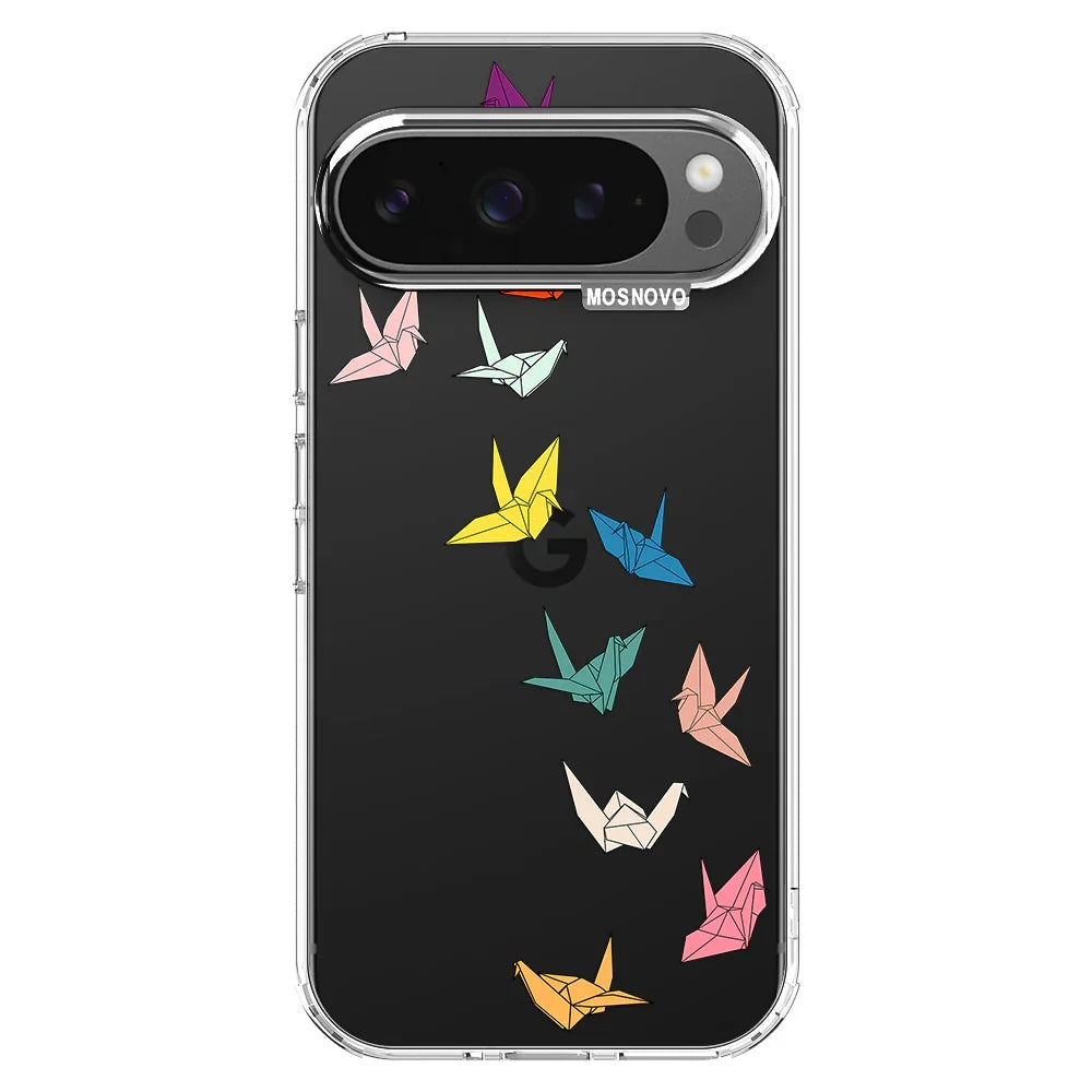 Paper Crane Phone Case - Google Pixel 9 Pro Case Clear