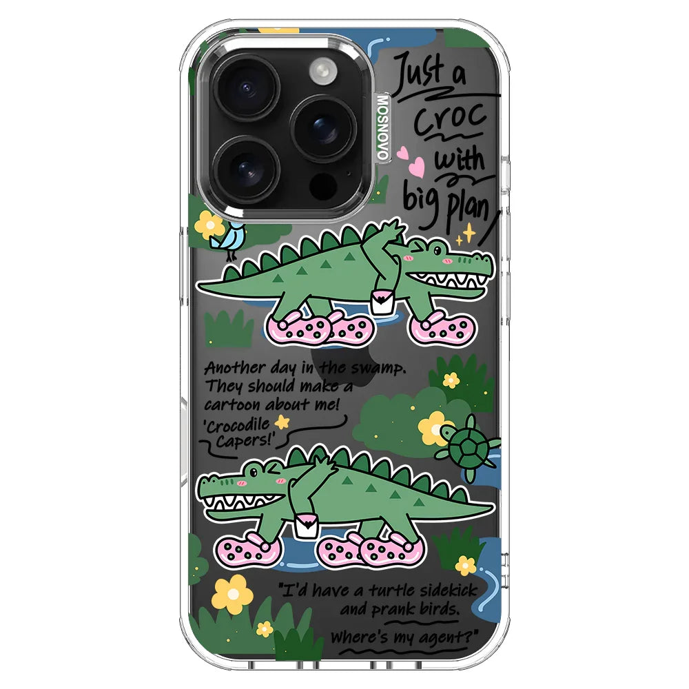 Croc with Big Plan Phone Case Croc with Big Plan Phone Case