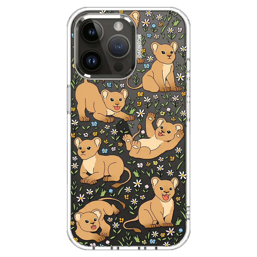 Cute Lion Phone Case - iPhone 14 Pro Max Case Clear
