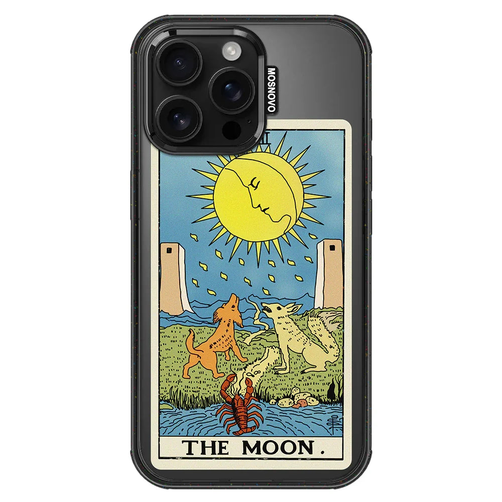The Moon Phone Case - iPhone 16 Pro Max Case Clear Black ShockStone