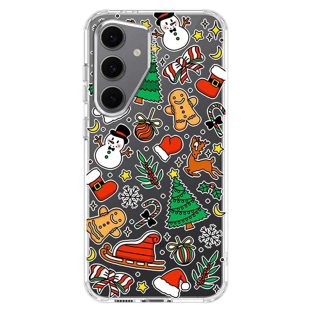 Christmas Decoration Phone Case - Samsung Galaxy S24 FE Case Clear