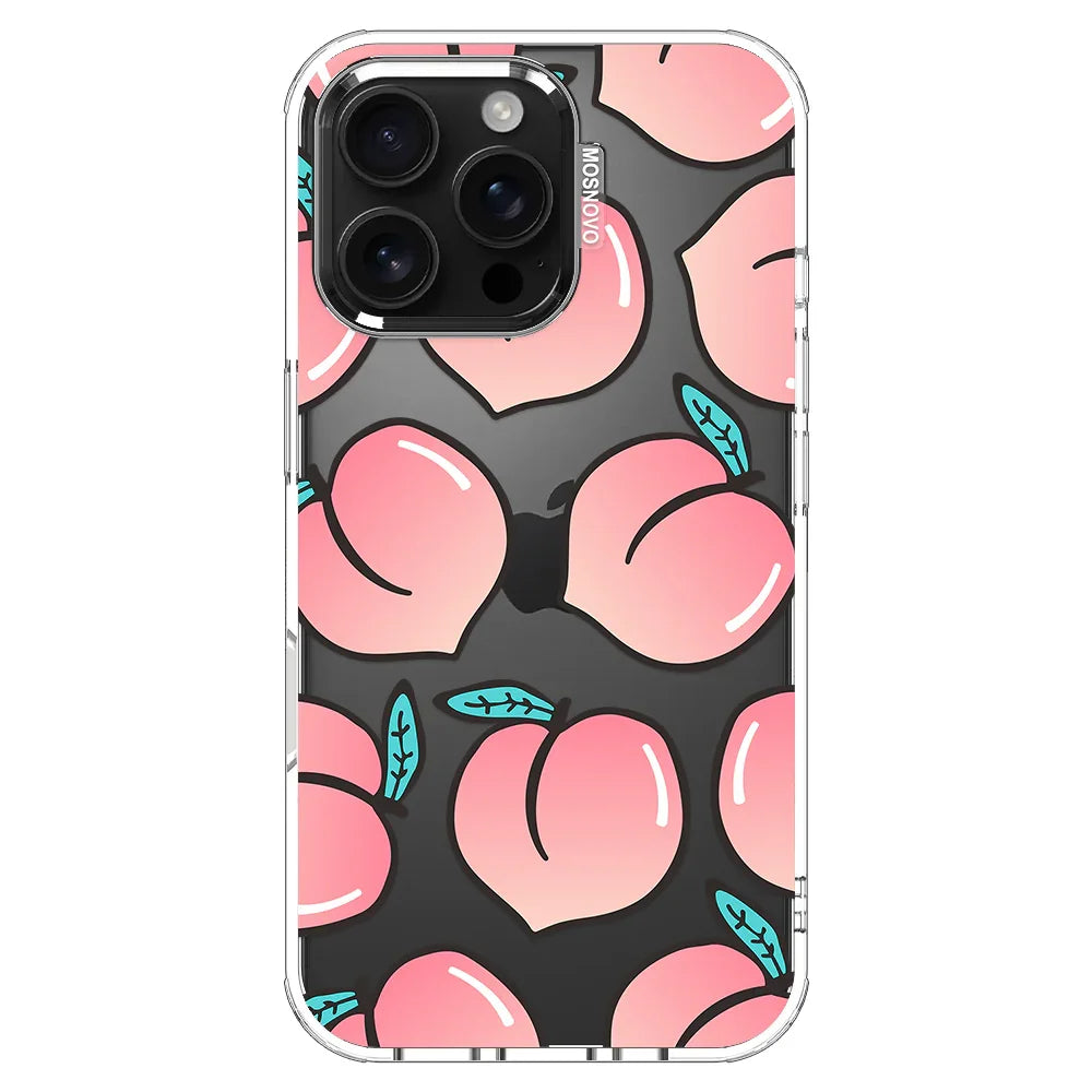 Cute Peach Phone Case - iPhone 16 Pro Max Case – MOSNOVO