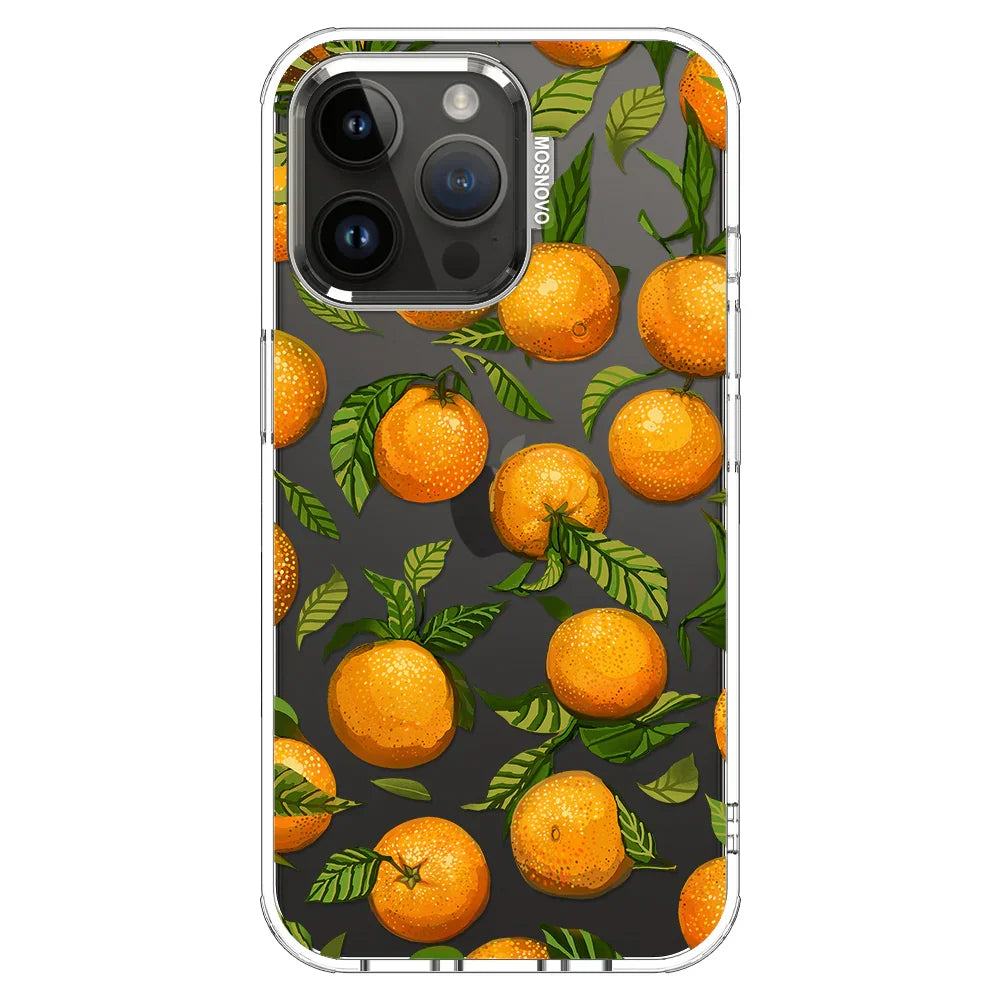 Tangerine Phone Case - iPhone 14 Pro Max Case Clear