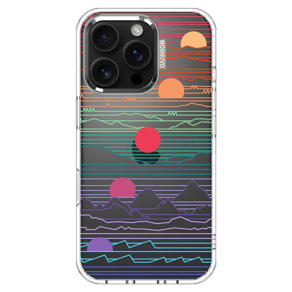 Sunrise and Sunset Phone Case - iPhone 16 Pro Case Clear