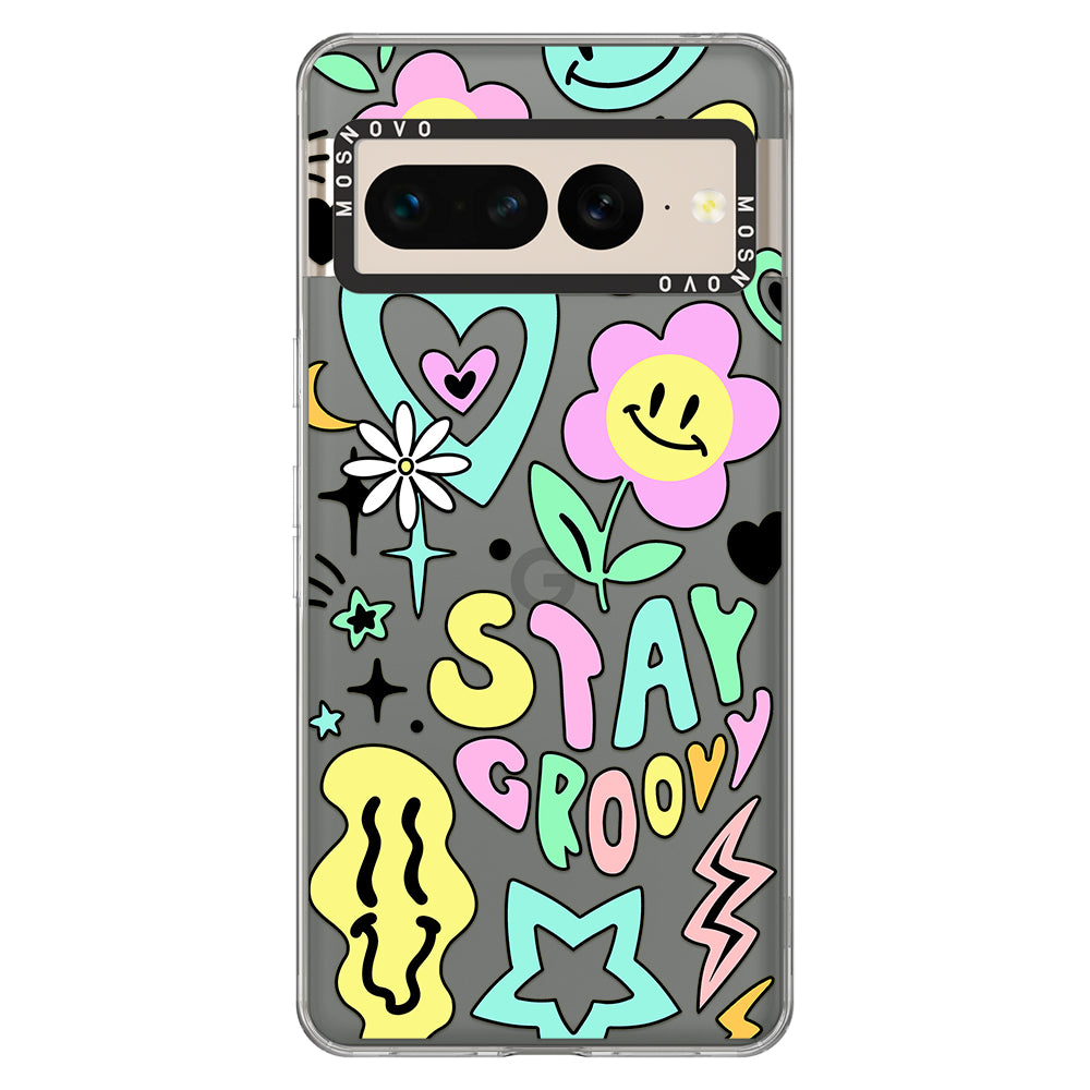 Stay Groovy Phone Case - Google Pixel 7 Pro Case – MOSNOVO