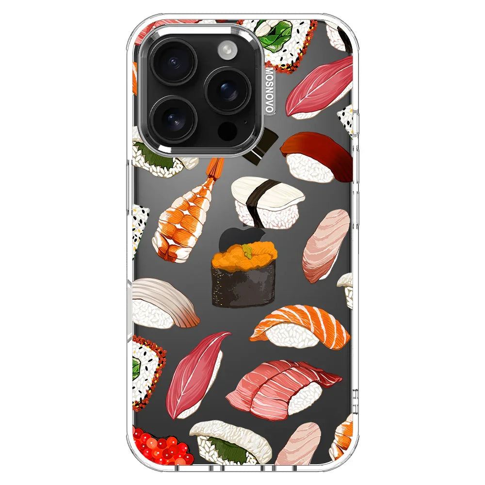 Sushi Phone Case - iPhone 16 Pro Case Clear