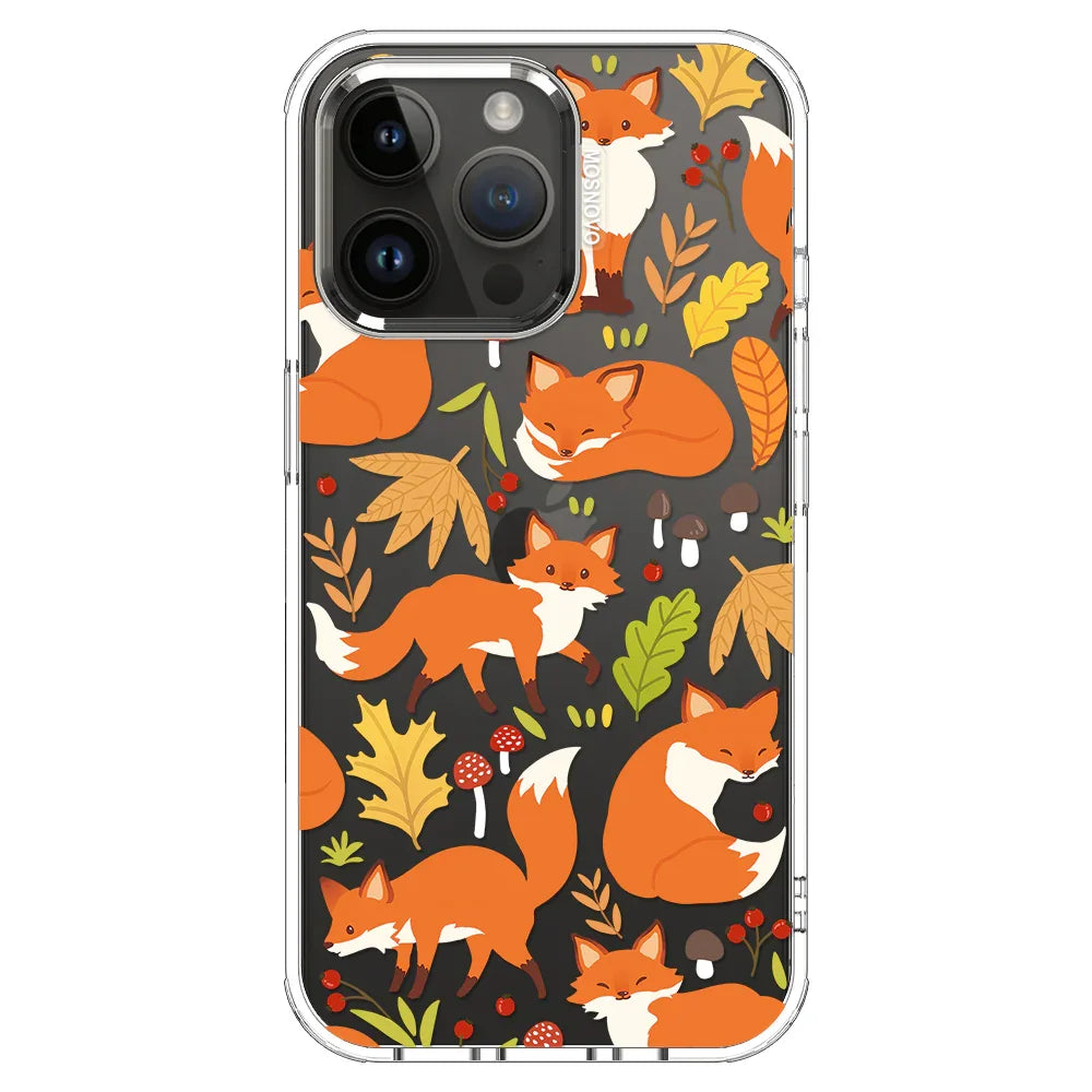 Autumn Fox Phone Case - iPhone 14 Pro Max Case Clear