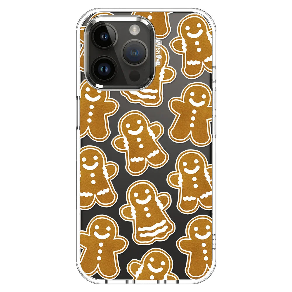 Ginger Breadman Phone Case - iPhone 14 Pro Max Case Clear