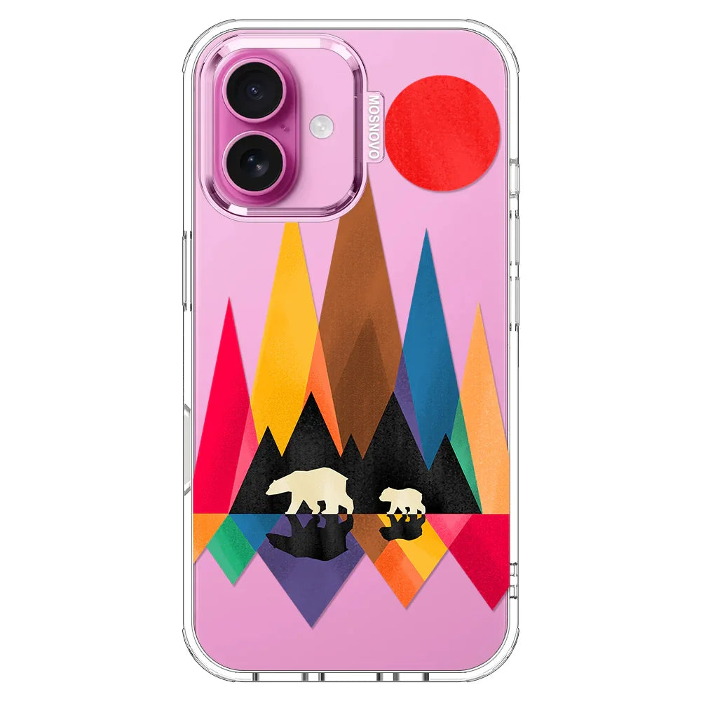 Mama Bear Phone Case - iPhone 16 Plus Case Clear