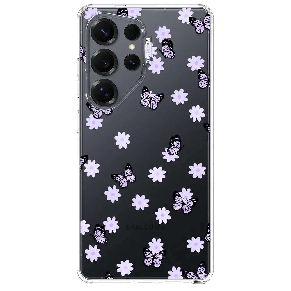 Lilac Butterfly Phone Case - Samsung Galaxy S25 Ultra Case – MOSNOVO