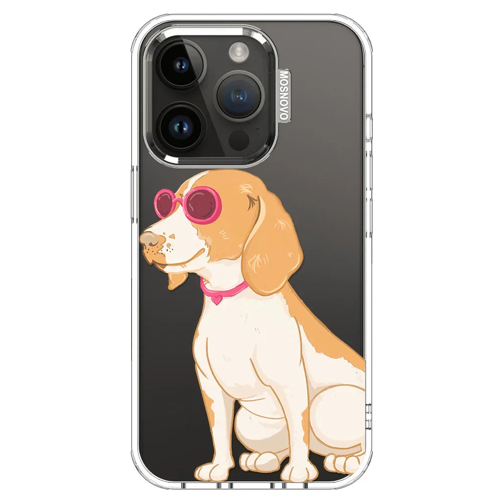 Cute Beagle Phone Case - iPhone 14 Pro Case Clear
