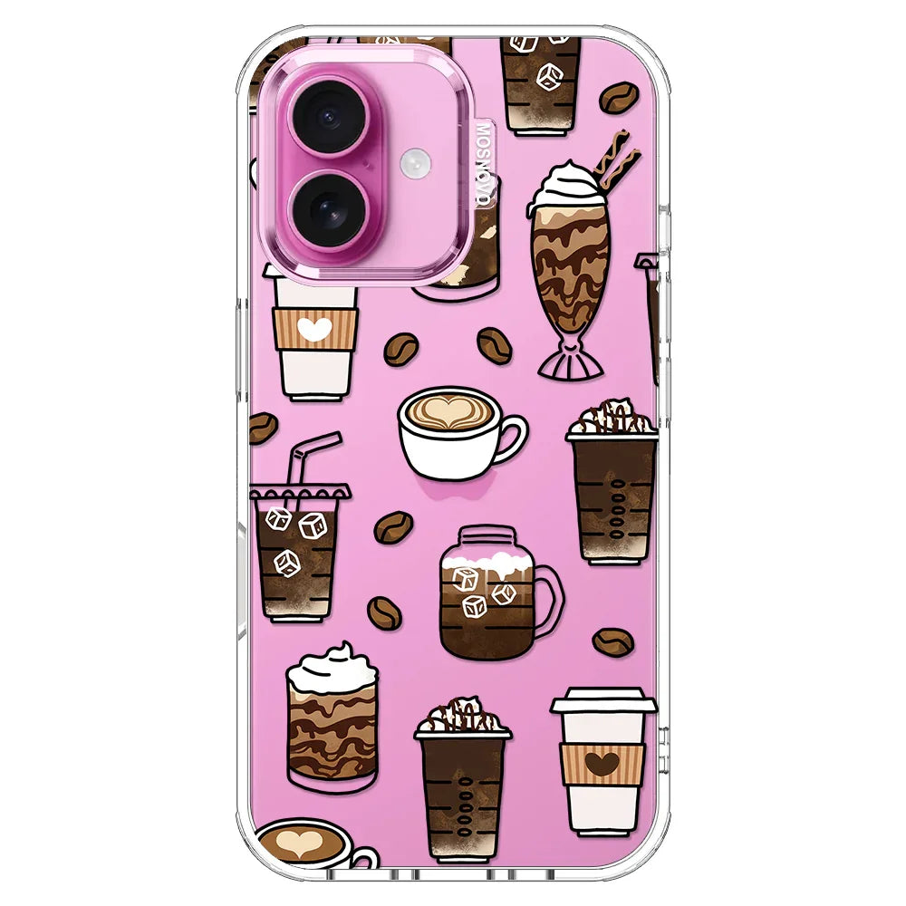 Coffee Phone Case - iPhone 16 Case Clear
