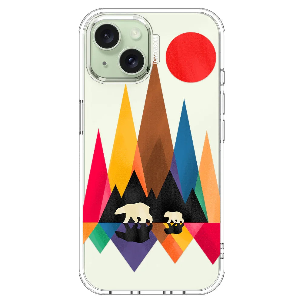 Mama Bear Phone Case - iPhone 15 Plus Case Clear