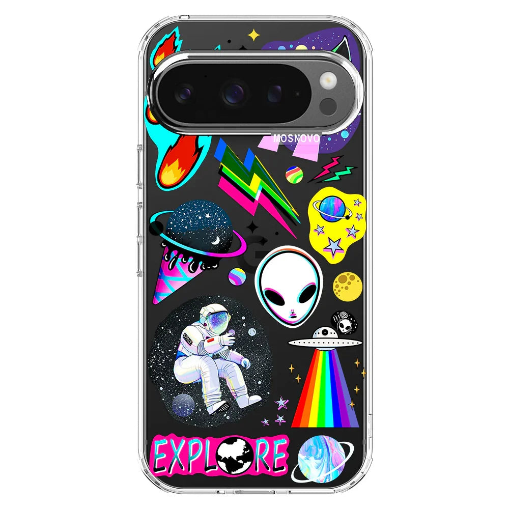 In The Space Phone Case - Google Pixel 9 Pro Case Clear