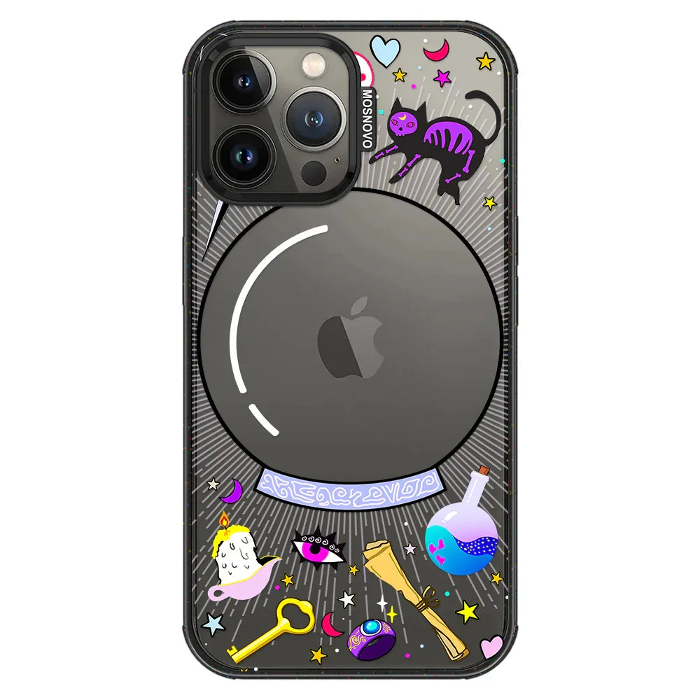 Wizardry Phone Case - iPhone 13 Pro Max Case Clear Black ShockStone