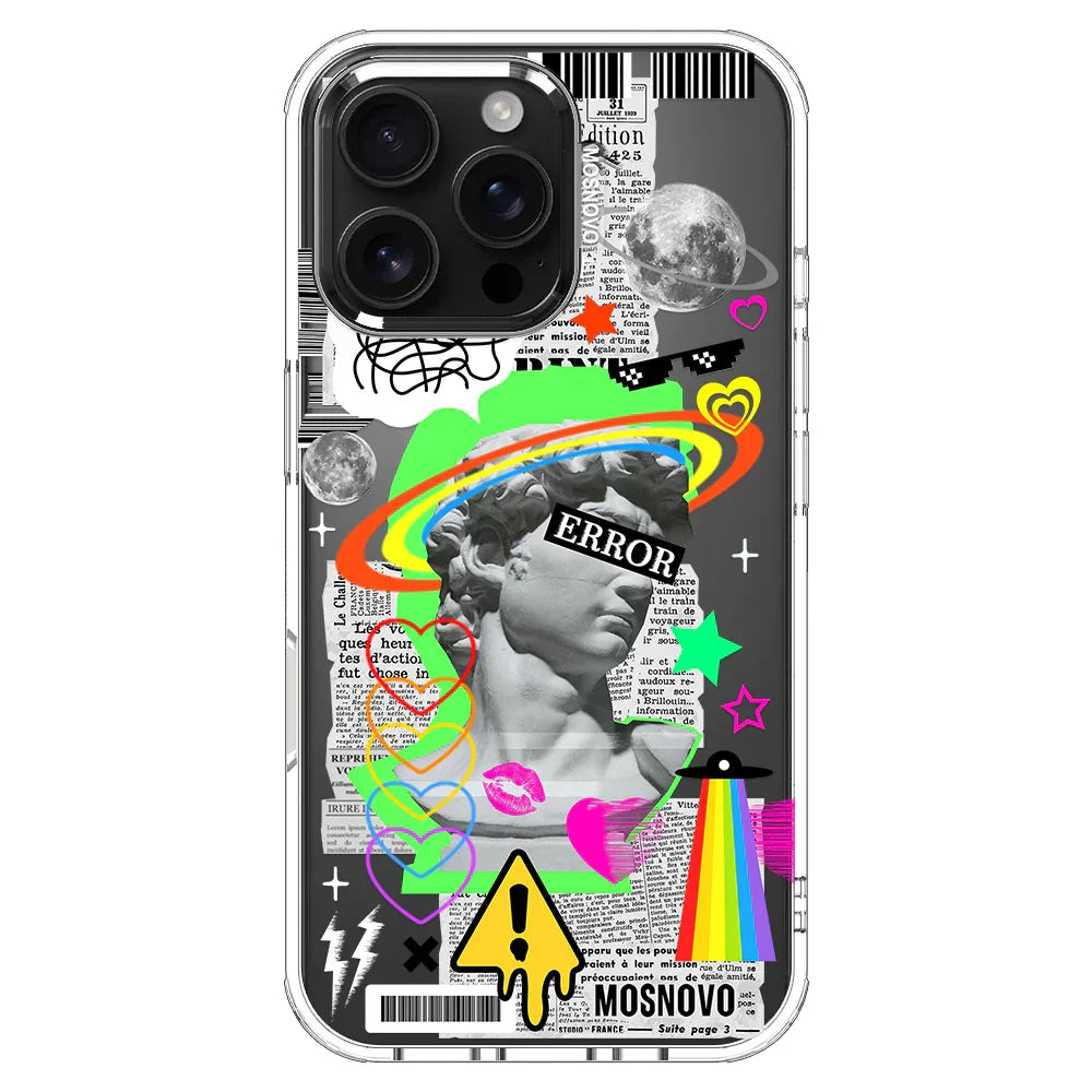 Error Statue Art Phone Case - iPhone 16 Pro Max Case Clear