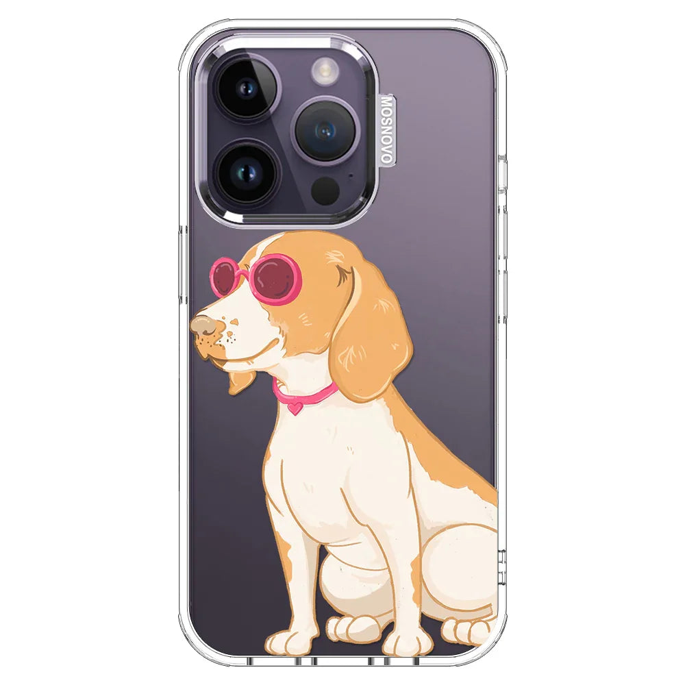 Cute Beagle Phone Case - iPhone 14 Pro Case Clear
