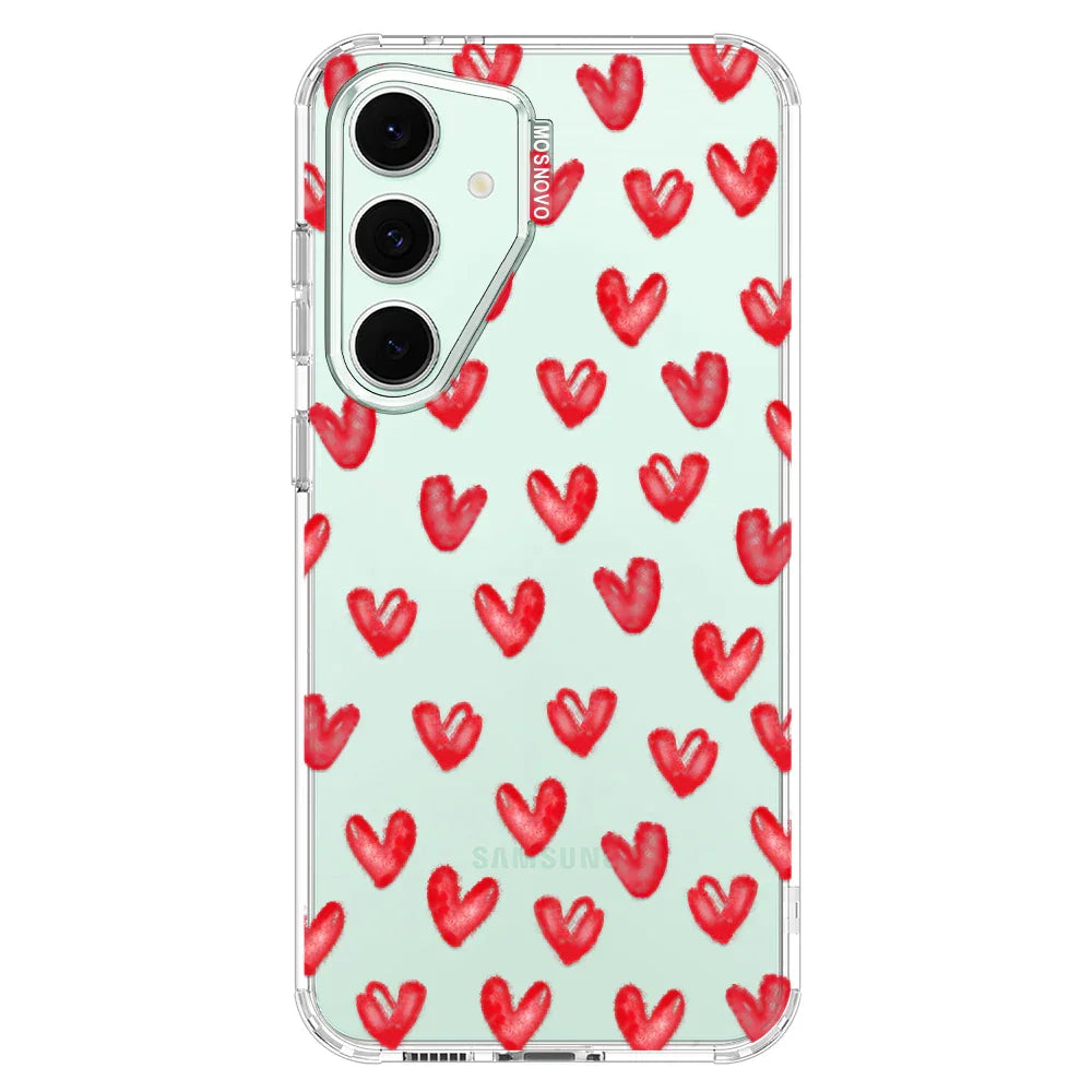 Cute Little Hearts Phone Case Samsung Galaxy S24 FE Case – MOSNOVO