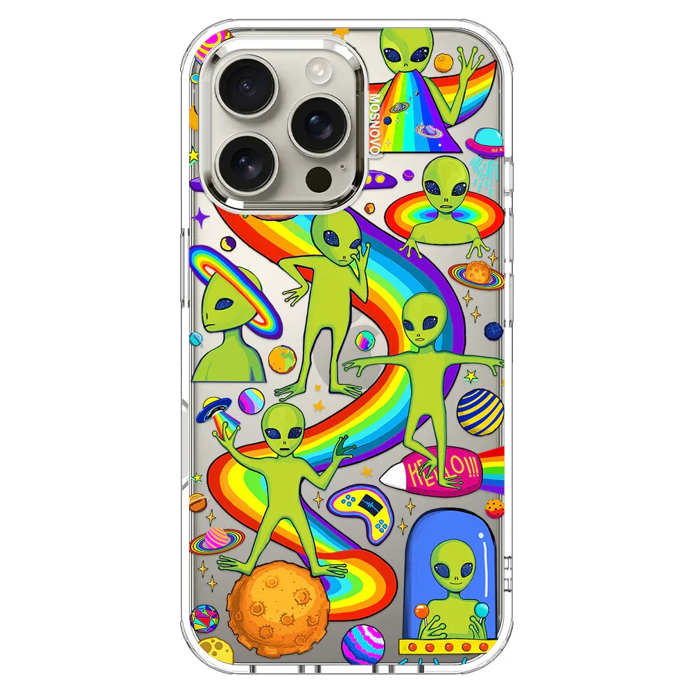 Funny Alien Phone Case - iPhone 16 Pro Max Case – MOSNOVO