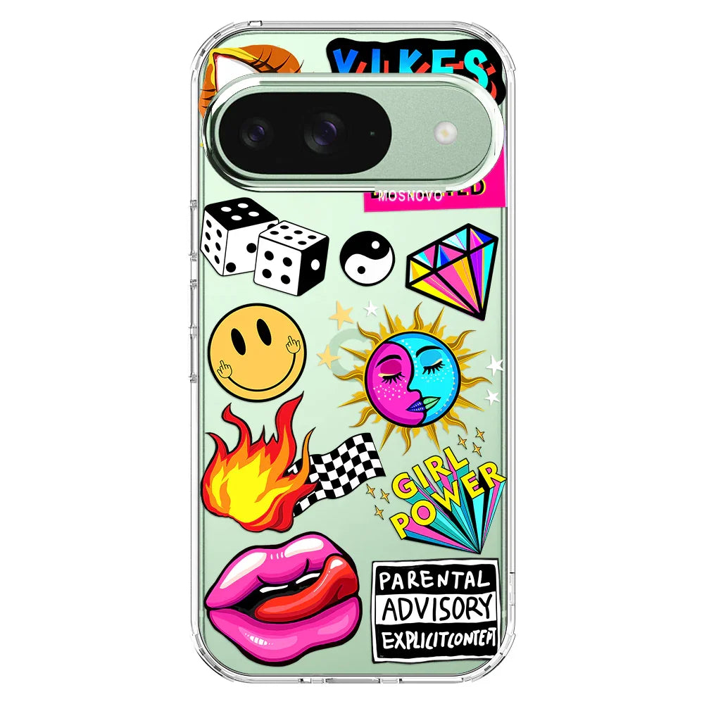 Funky Stickers Phone Case Funky Stickers Phone Case