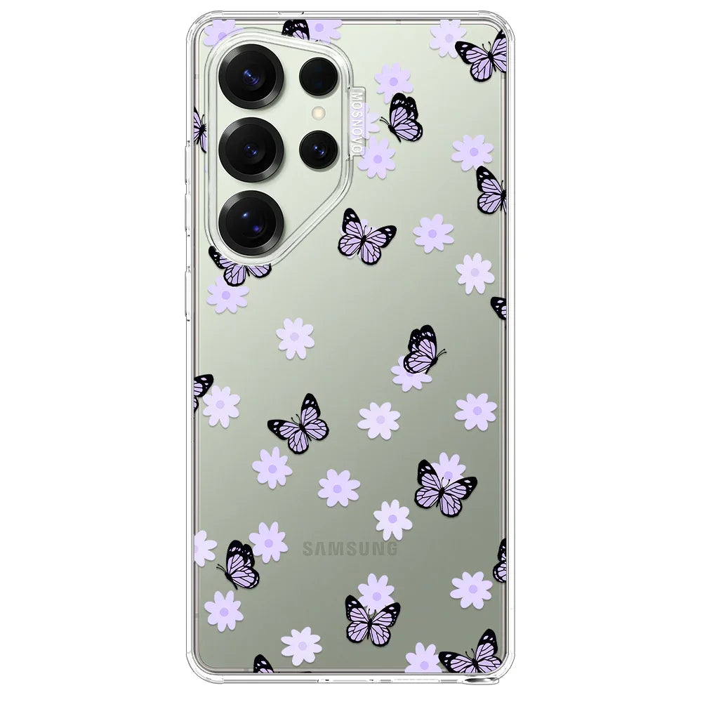 Lilac Butterfly Phone Case - Samsung Galaxy S25 Ultra Case – MOSNOVO