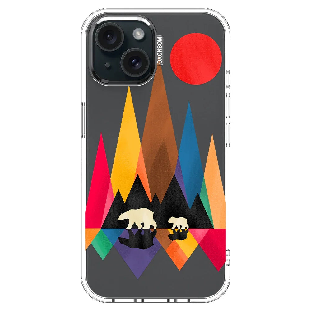 Mama Bear Phone Case - iPhone 15 Plus Case Clear