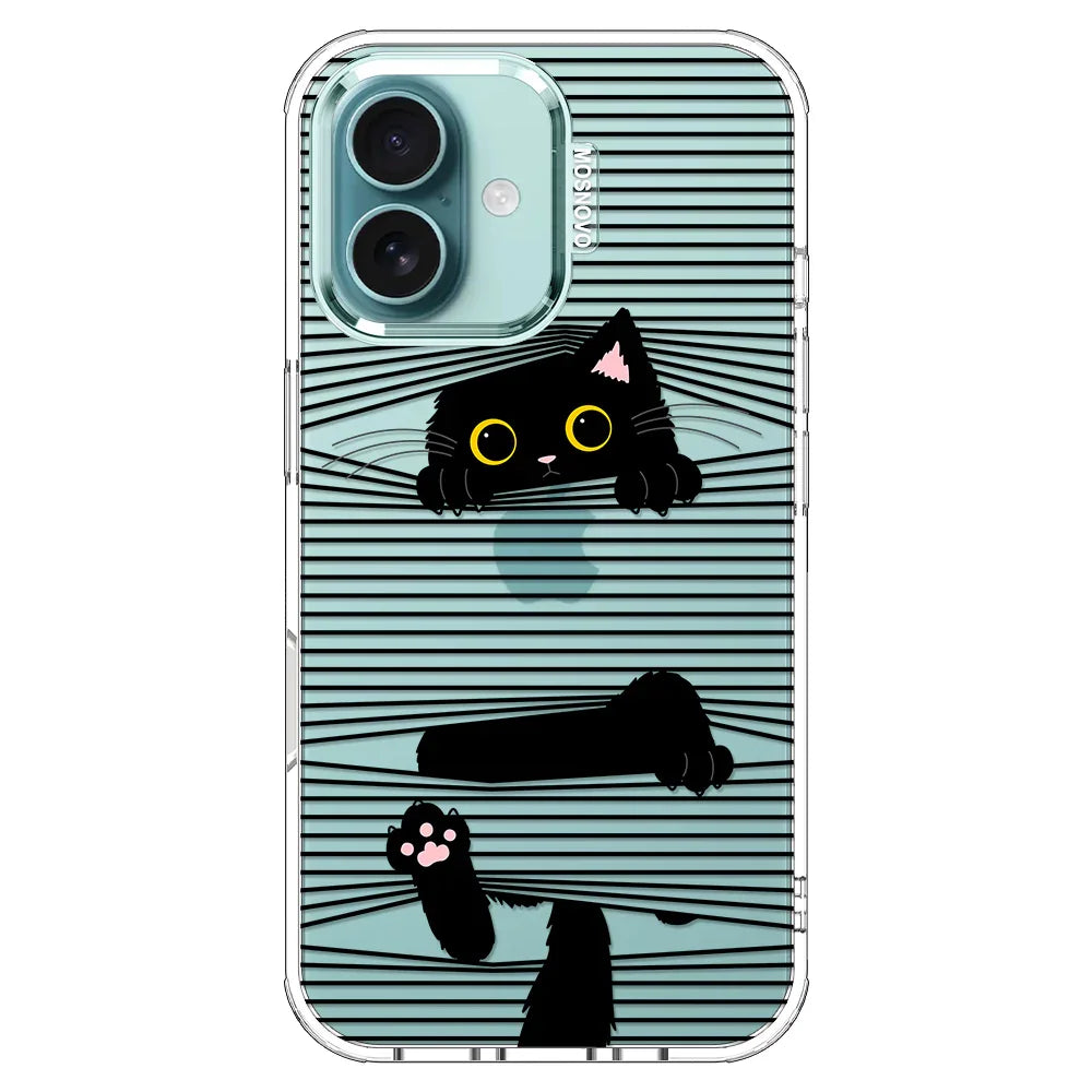 Hidden Black Cat Phone Case - iPhone 16 Case – MOSNOVO