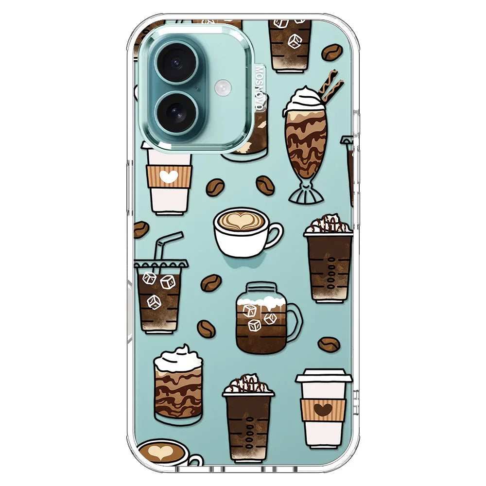 Coffee Phone Case - iPhone 16 Case Clear
