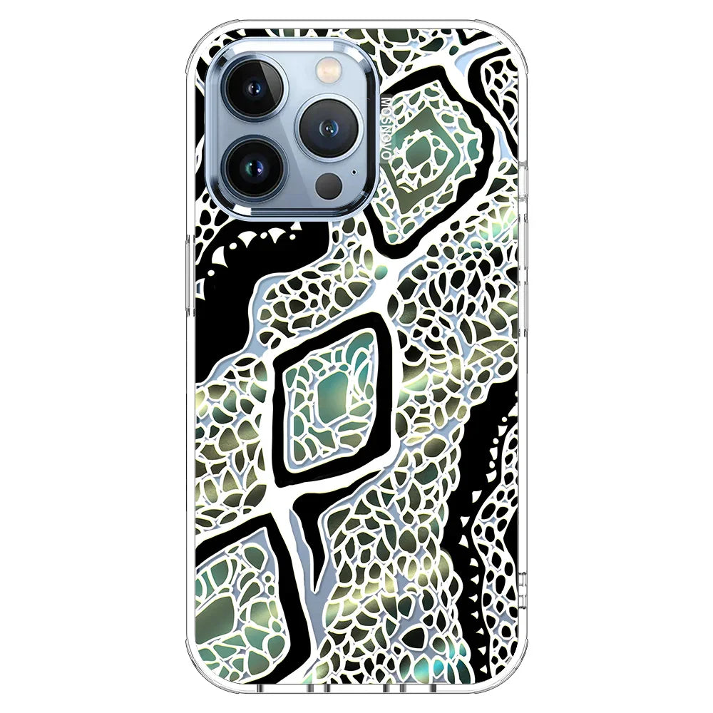 Jade Snake Phone Case - iPhone 13 Pro Case Clear