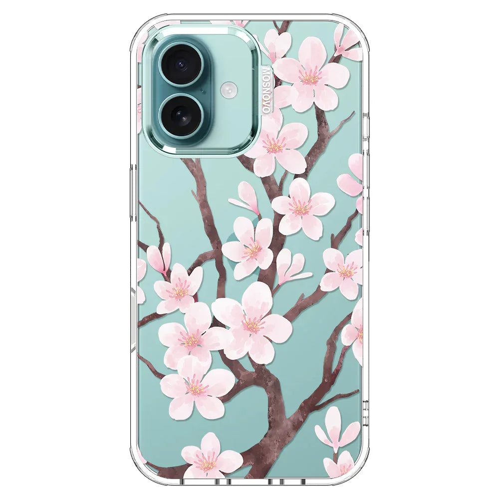 Cherry Blossom Flower Phone Case - iPhone 16 Case – MOSNOVO