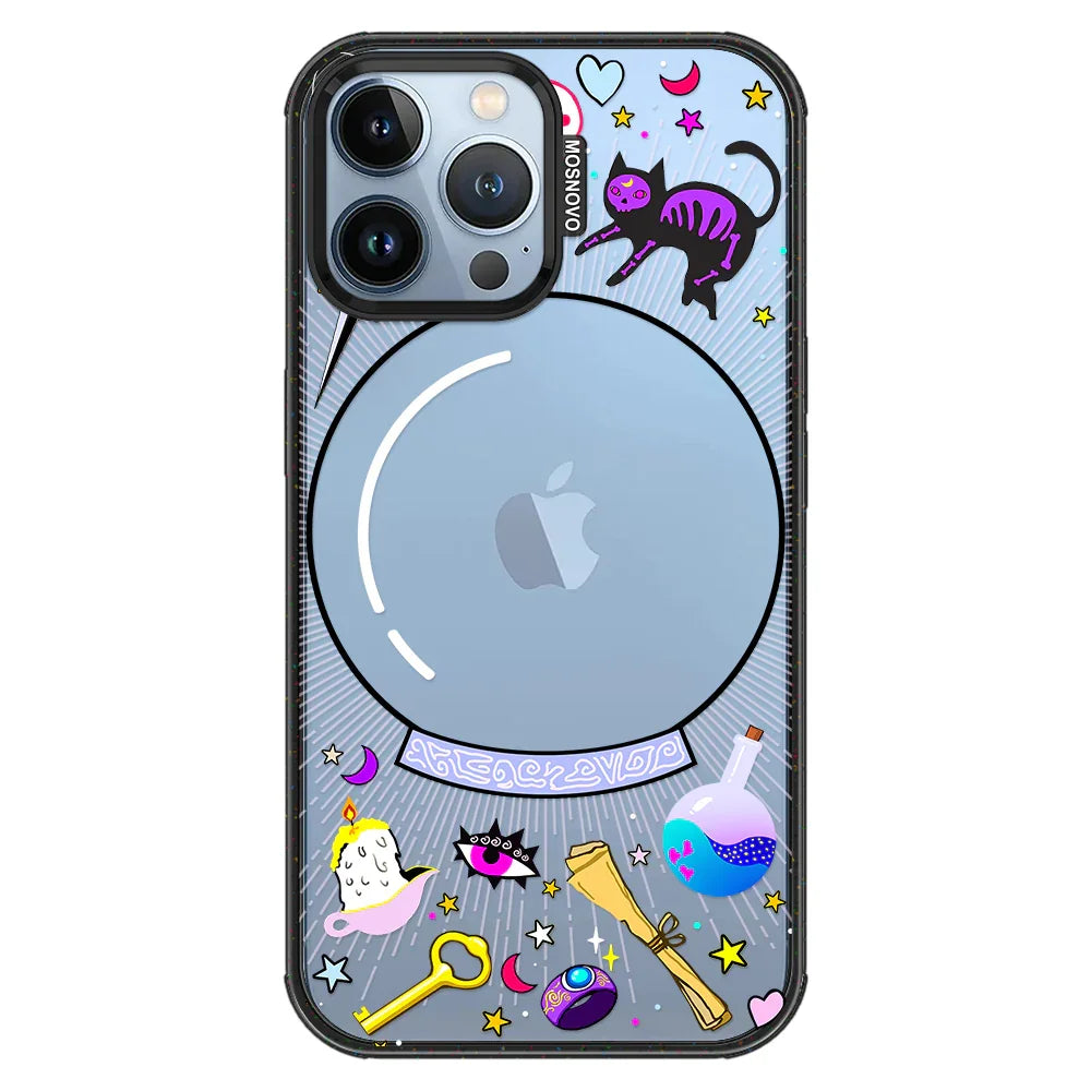Wizardry Phone Case - iPhone 13 Pro Max Case Clear Black ShockStone