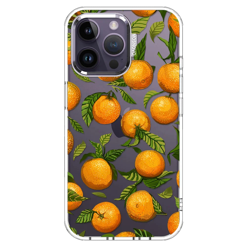 Tangerine Phone Case - iPhone 14 Pro Max Case Clear