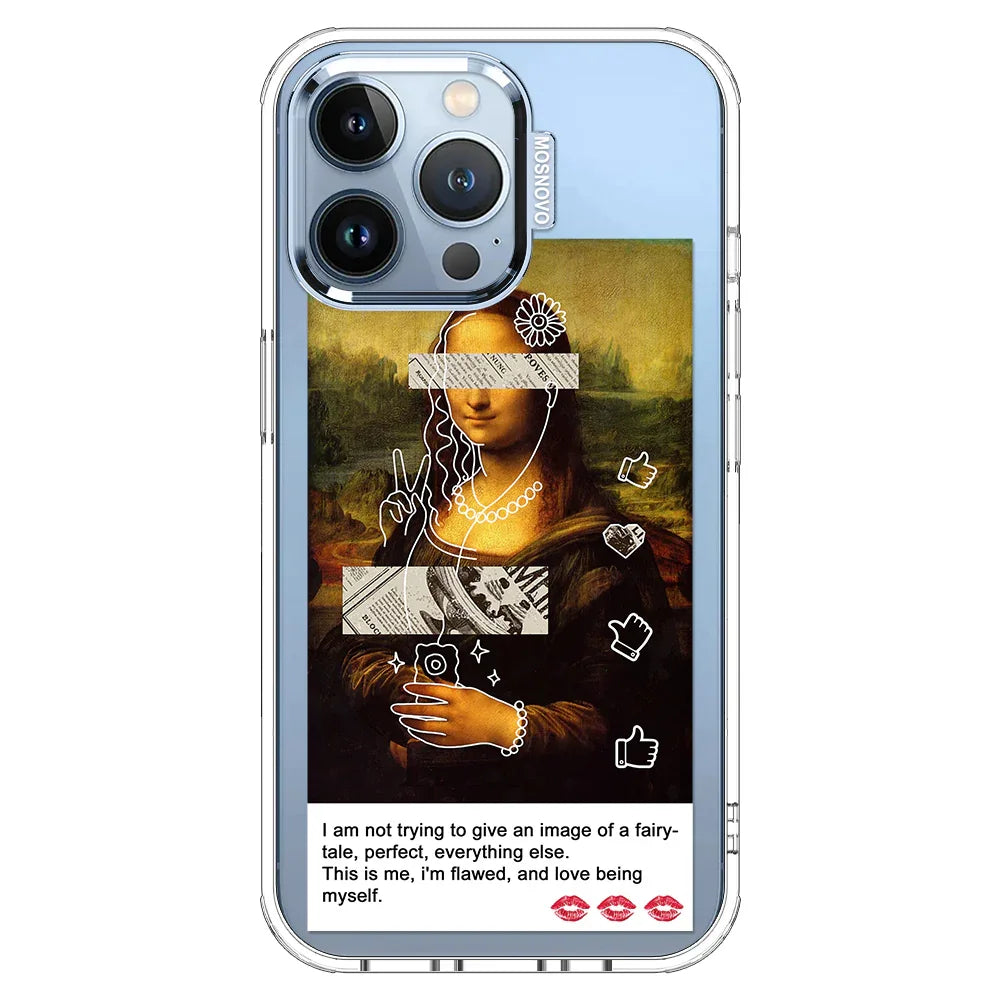 Selfie Artwork Phone Case - iPhone 13 Pro Case Clear