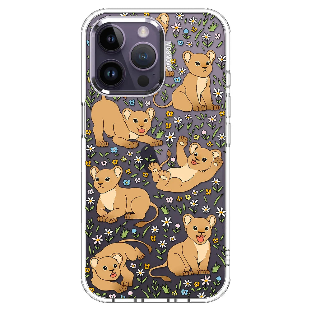 Cute Lion Phone Case - iPhone 14 Pro Max Case Clear
