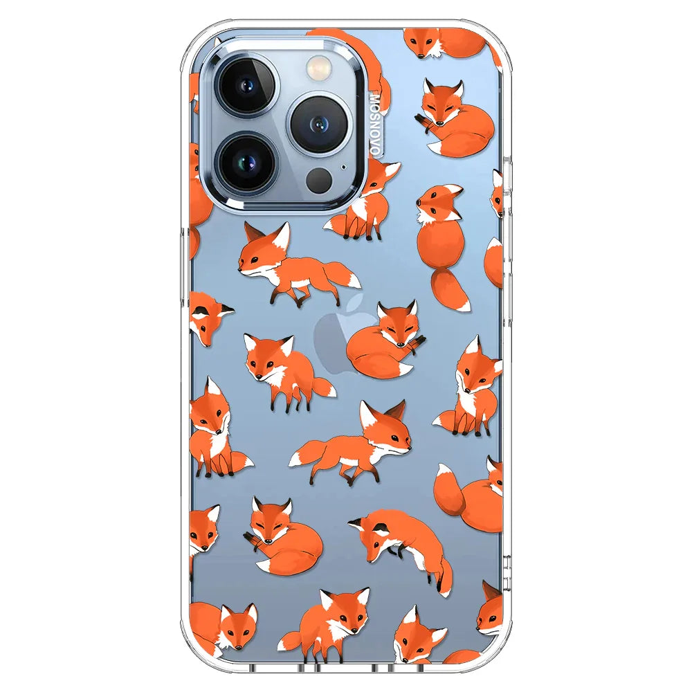 Fox Phone Case - iPhone 13 Pro Case Clear