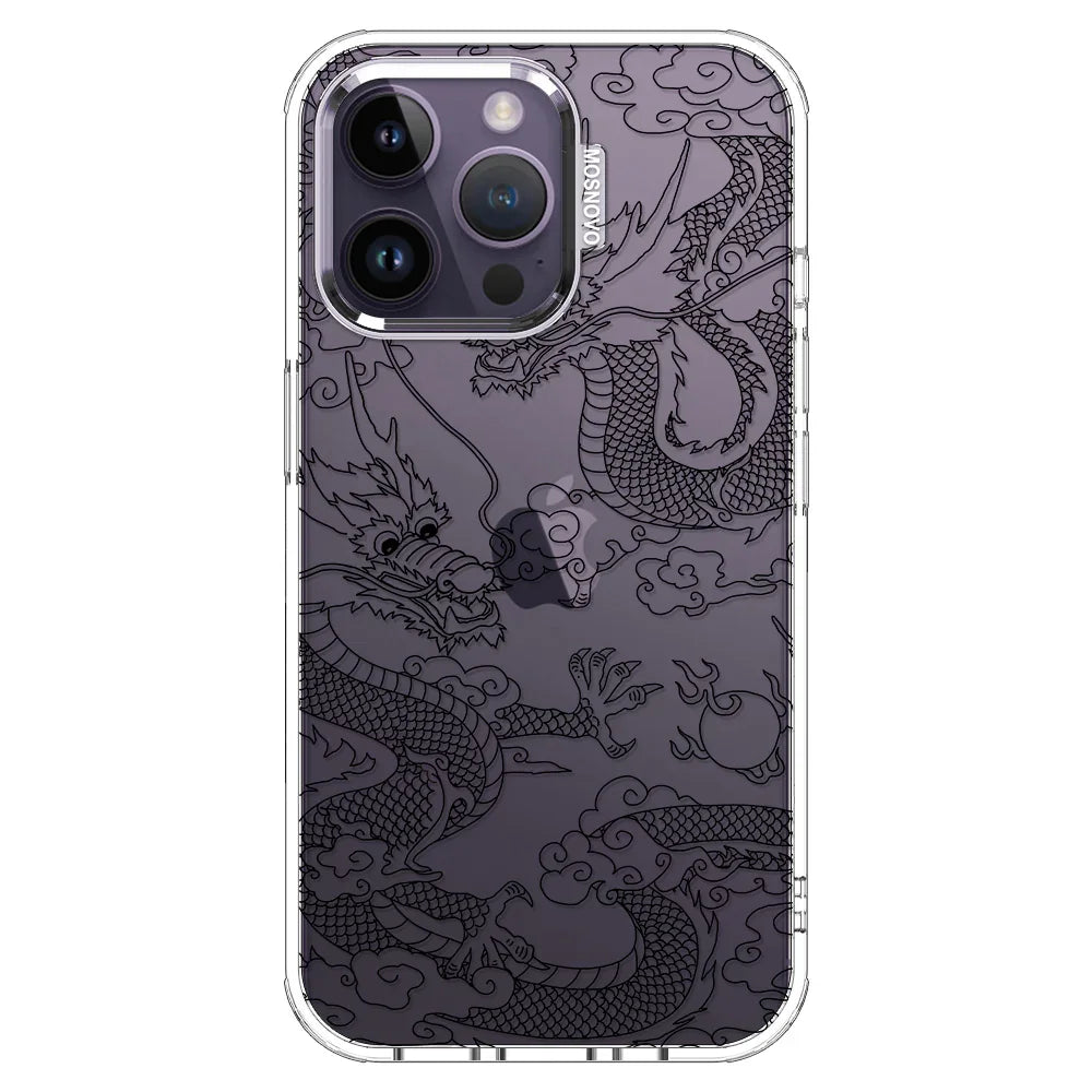 Black Dragon Phone Case - iPhone 14 Pro Max Case – MOSNOVO