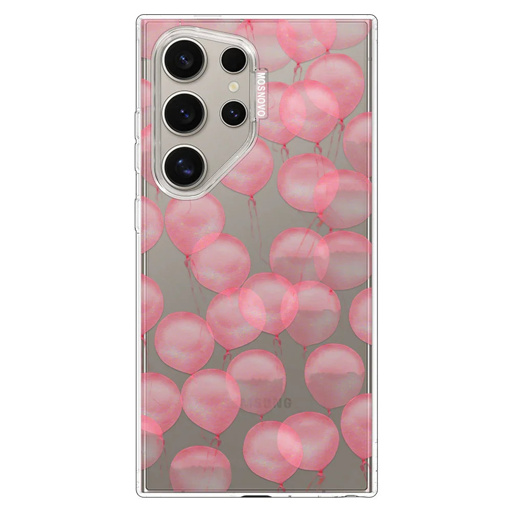 Pink Ballons Phone Case - Samsung Galaxy S24 Ultra Case