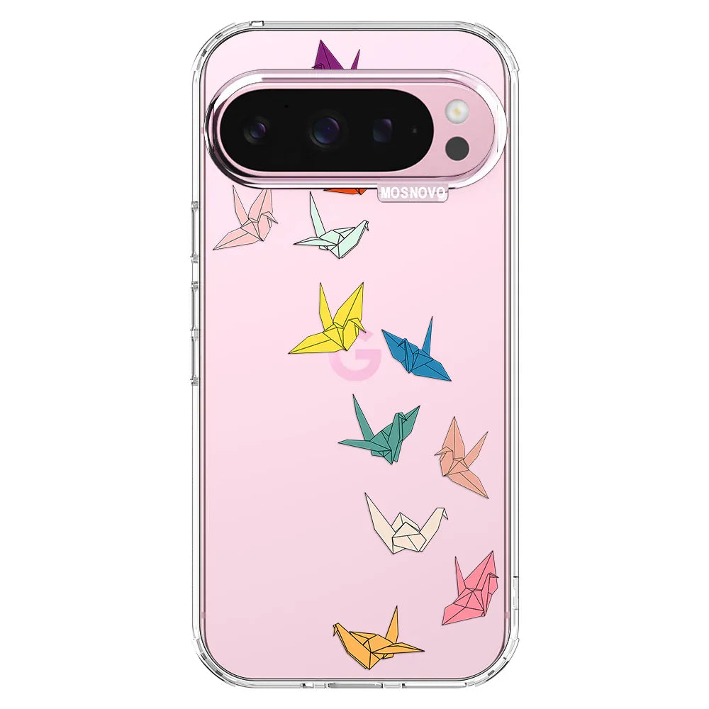 Paper Crane Phone Case - Google Pixel 9 Pro Case Clear