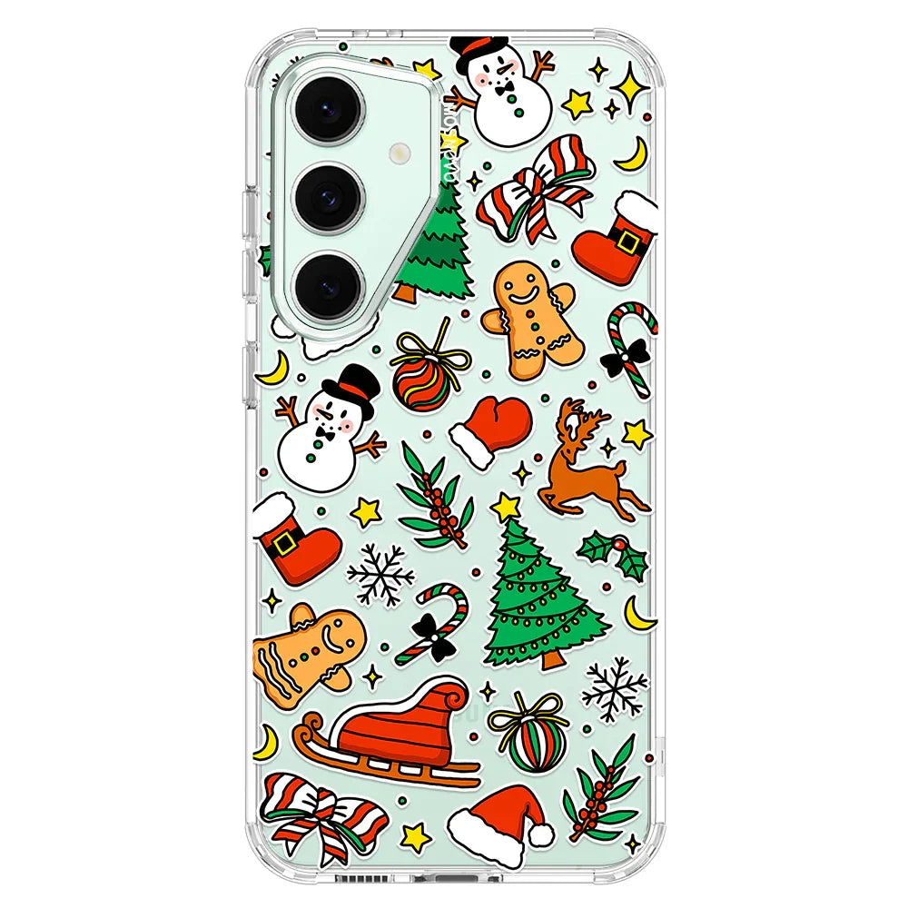 Christmas Decoration Phone Case - Samsung Galaxy S24 FE Case Clear