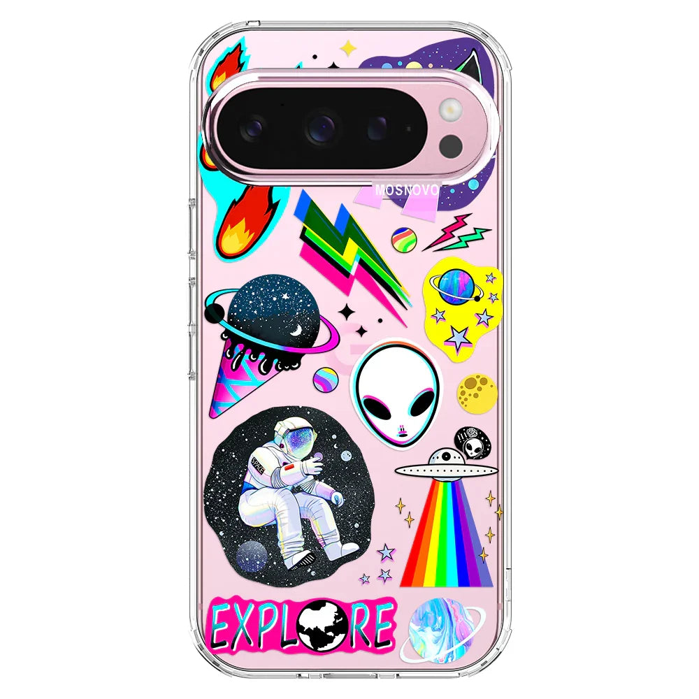 In The Space Phone Case - Google Pixel 9 Pro Case Clear