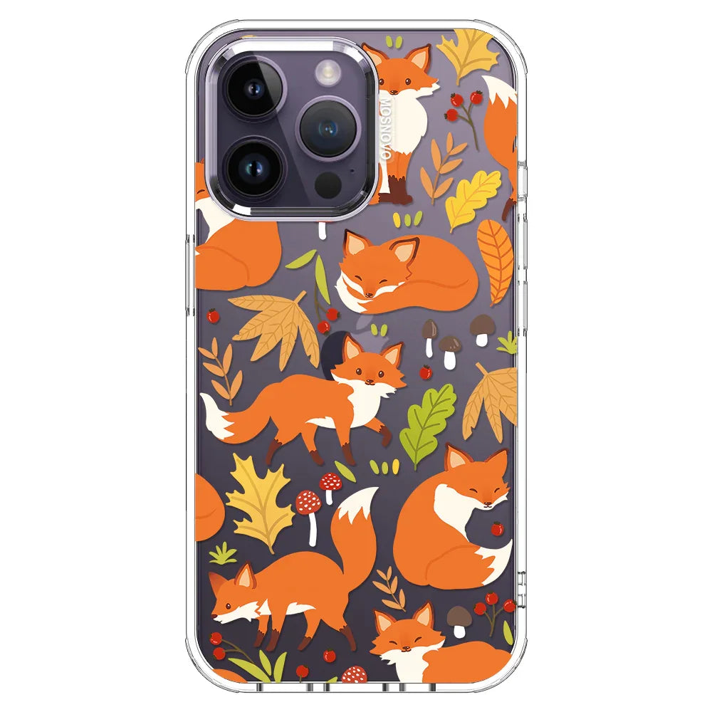 Autumn Fox Phone Case - iPhone 14 Pro Max Case Clear