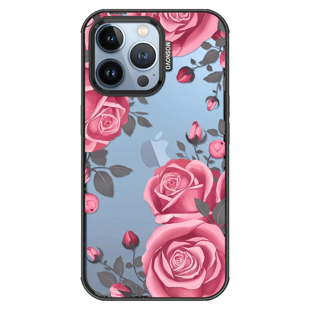 Valentine Phone Case - iPhone 13 Pro Case Clear Black ShockStone