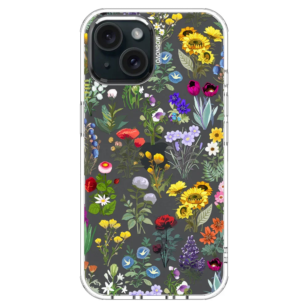 Wildflowers Phone Case - iPhone 15 Plus Case Clear