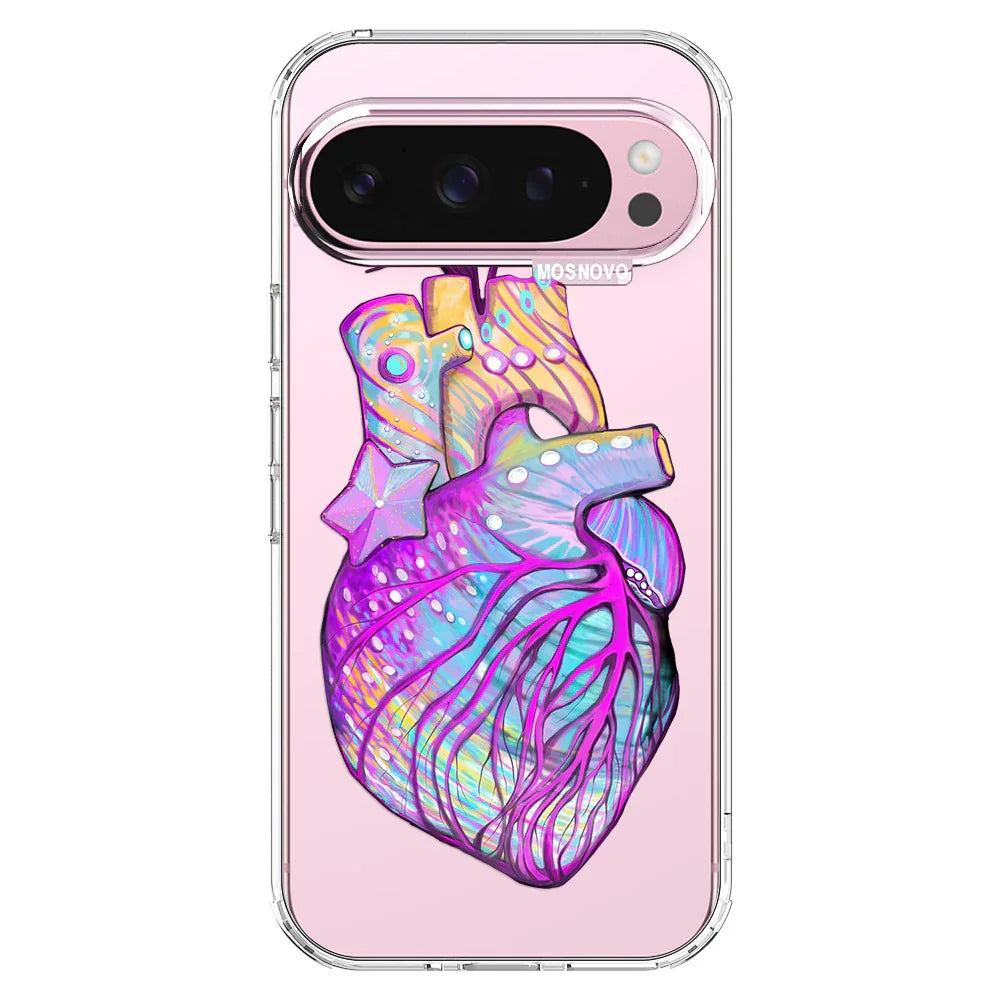 Art of Heart Phone Case - Google Pixel 9 Pro Case Clear
