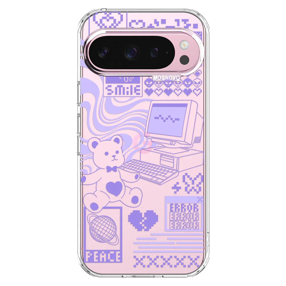 Y2K Aesthetic Phone Case - Google Pixel 9 Pro Case Clear