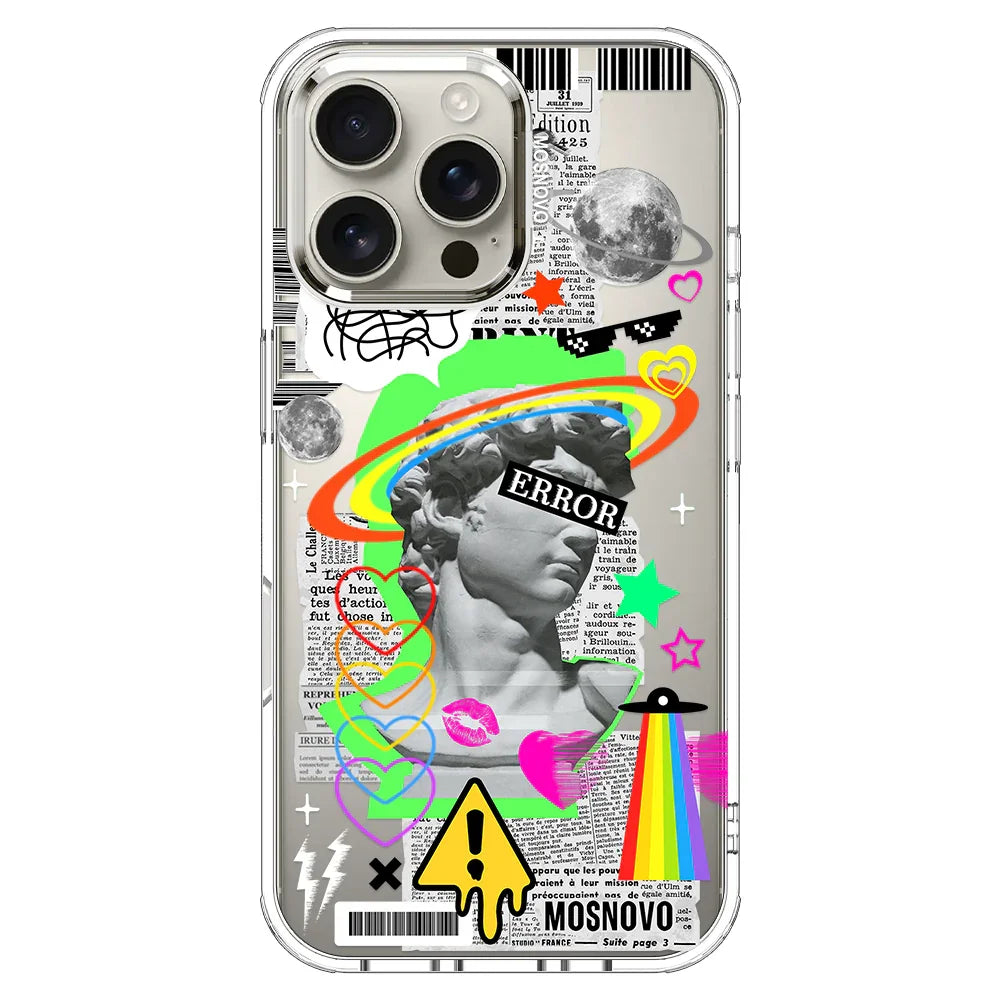 Error Statue Art Phone Case - iPhone 16 Pro Max Case Clear