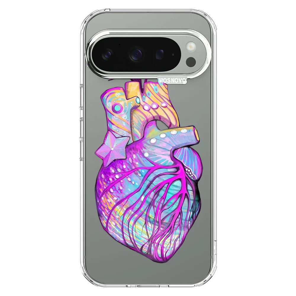 Art of Heart Phone Case - Google Pixel 9 Pro Case Clear